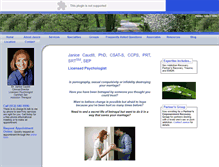 Tablet Screenshot of drjanicecaudill.com